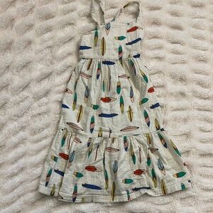 Hanna Andersson Strappy Midi-length Surfboard Print Kids Dress